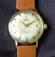 Rado automatic 14K gold 25 years of service watch